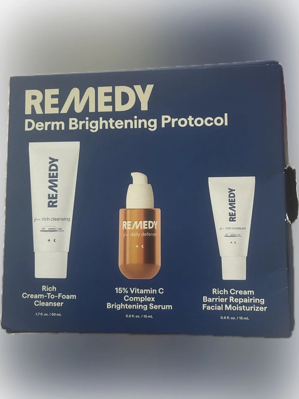 Remedy Skin Brightening 3-Piece Skincare Kit